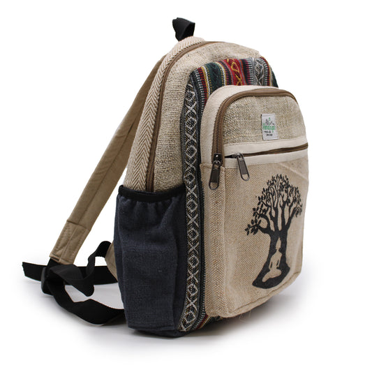 Petit sac à dos en chanvre - Bohdi Tree Design