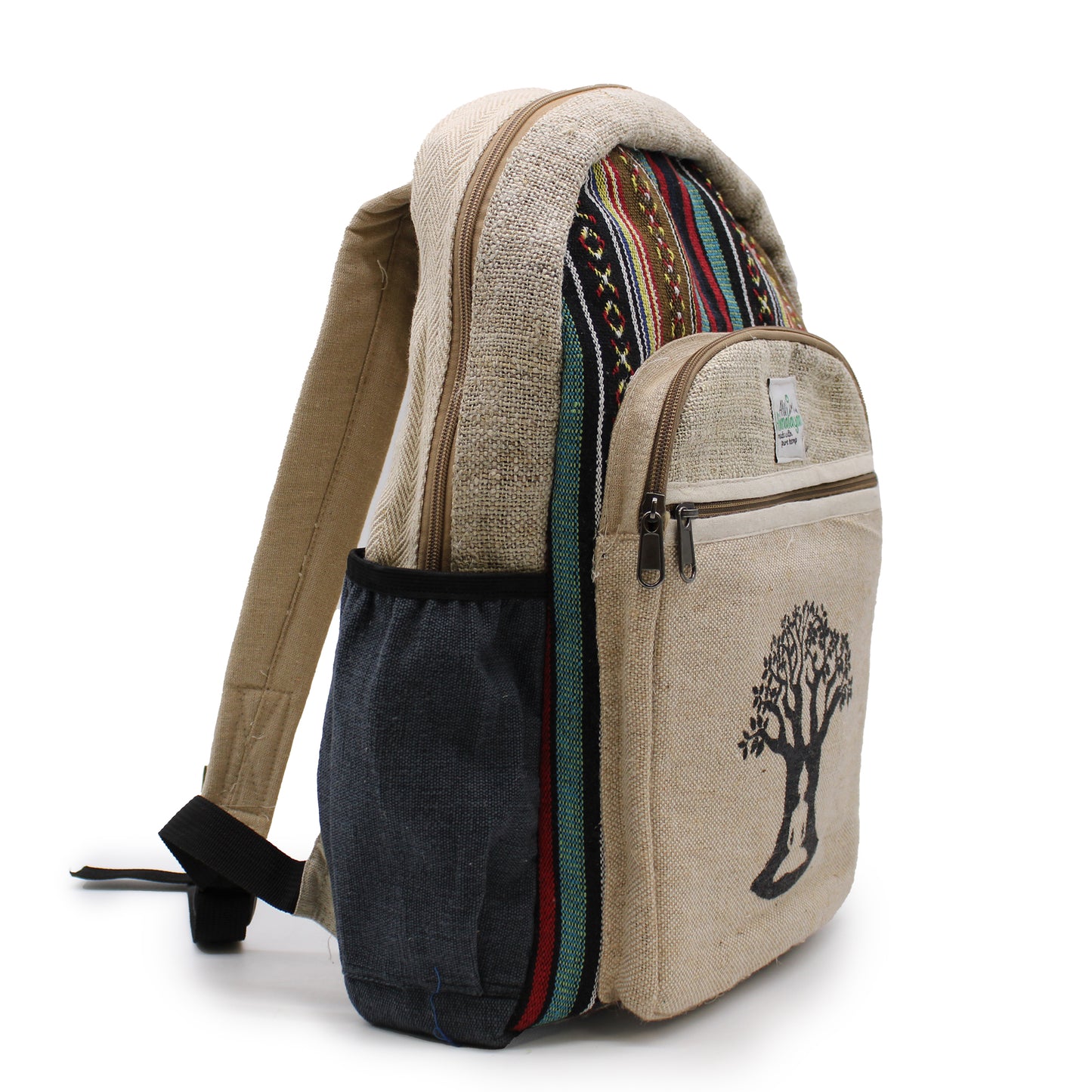 Großer Hanfrucksack – Bohdi Tree Design