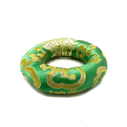Coussin cerceau de 10 cm (pour bol chantant tibétain de 12 à 14 cm) - Vert