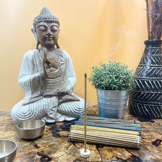 Paquet de 30 bâtonnets d'encens tibétains de qualité supérieure - Bouddha de la médecine