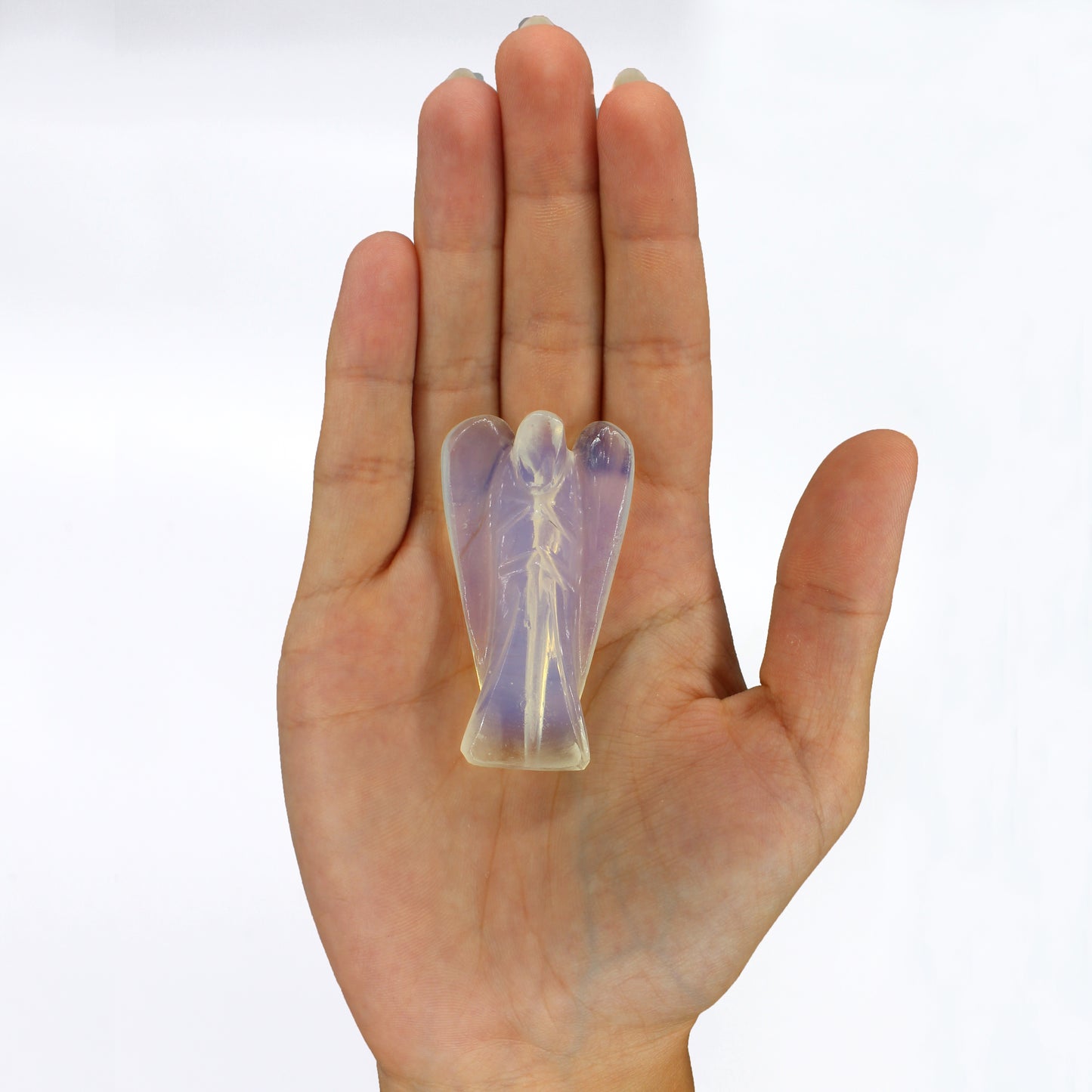 Ange en pierre précieuse sculpté à la main - Opalite