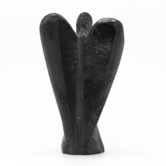 Ange en pierre précieuse sculpté à la main - Hématite