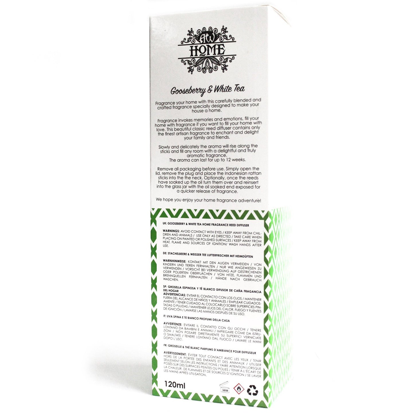 Diffuseur aromatique 120 ml - cassis et thé blanc