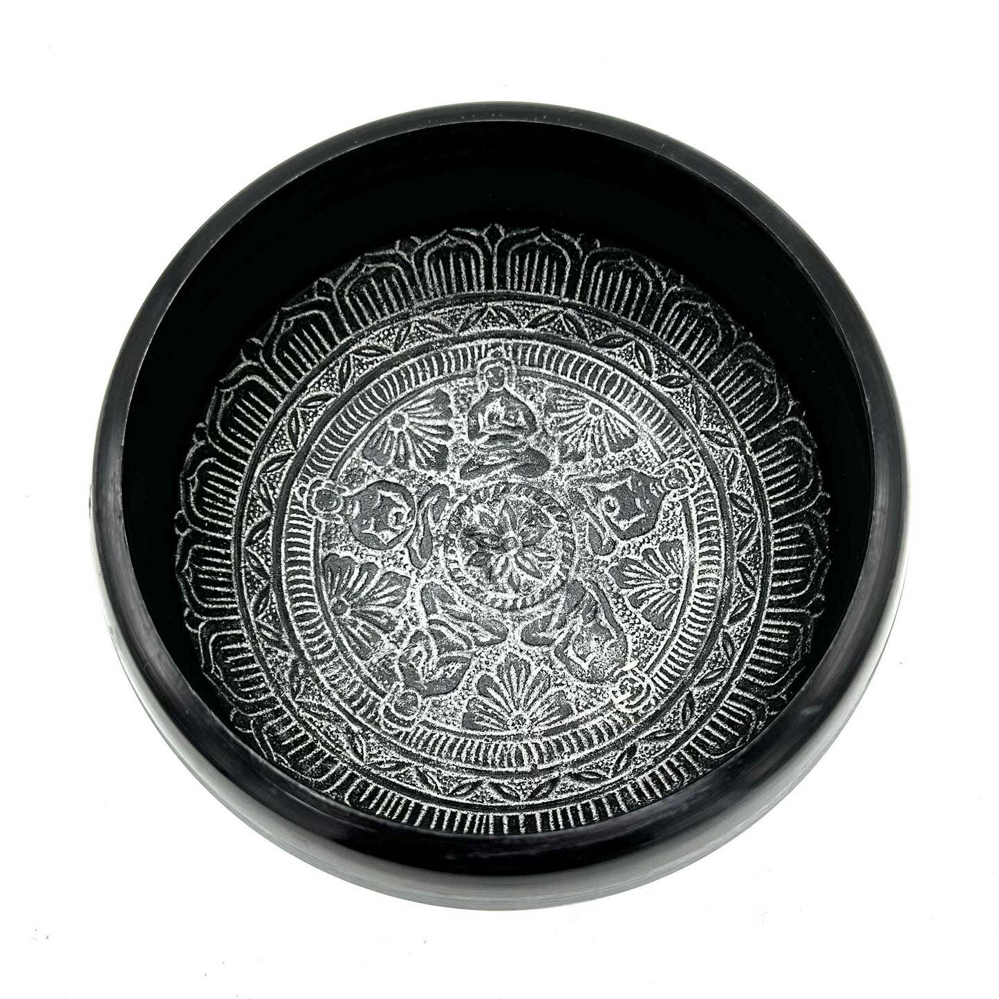 Bol chantant tibétain - Om Five Buddha - 16 cm