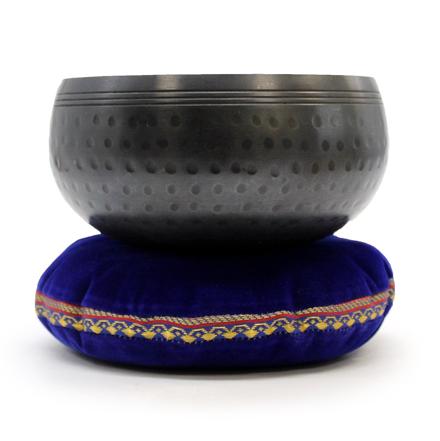 Bol moyen noir battu - 15 cm