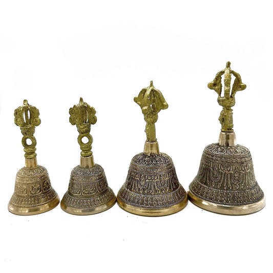 Cloche tibétaine Tingsha moyenne - 6 x 11,5 cm