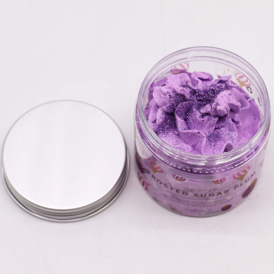 Pflaumen-Schlagsahneseife mit Puderzucker 120g