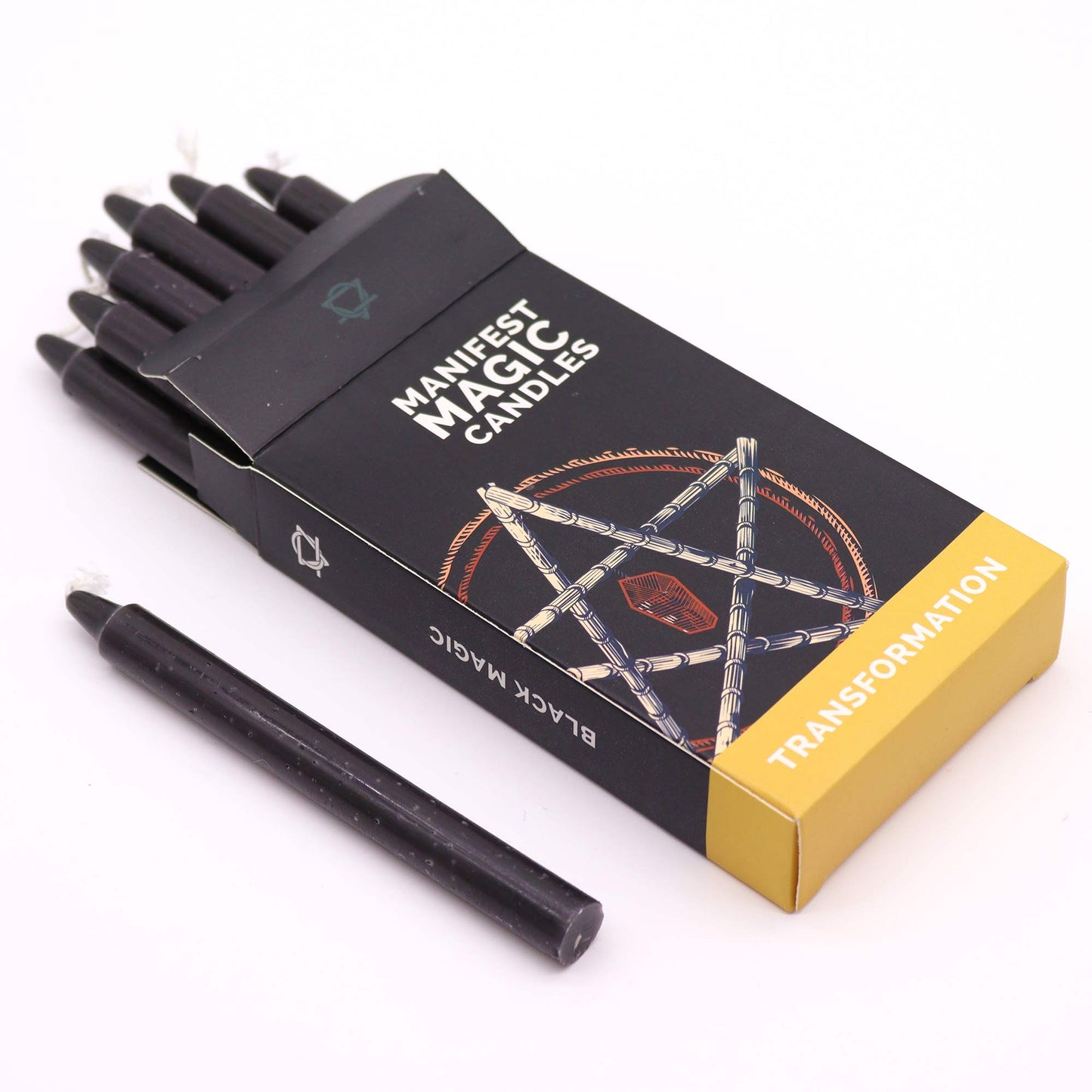 Bougies magiques Manifest (lot de 12) - Noir