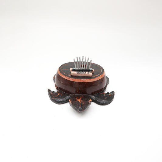 Kalimba Ancienne Tortue Noix de Coco