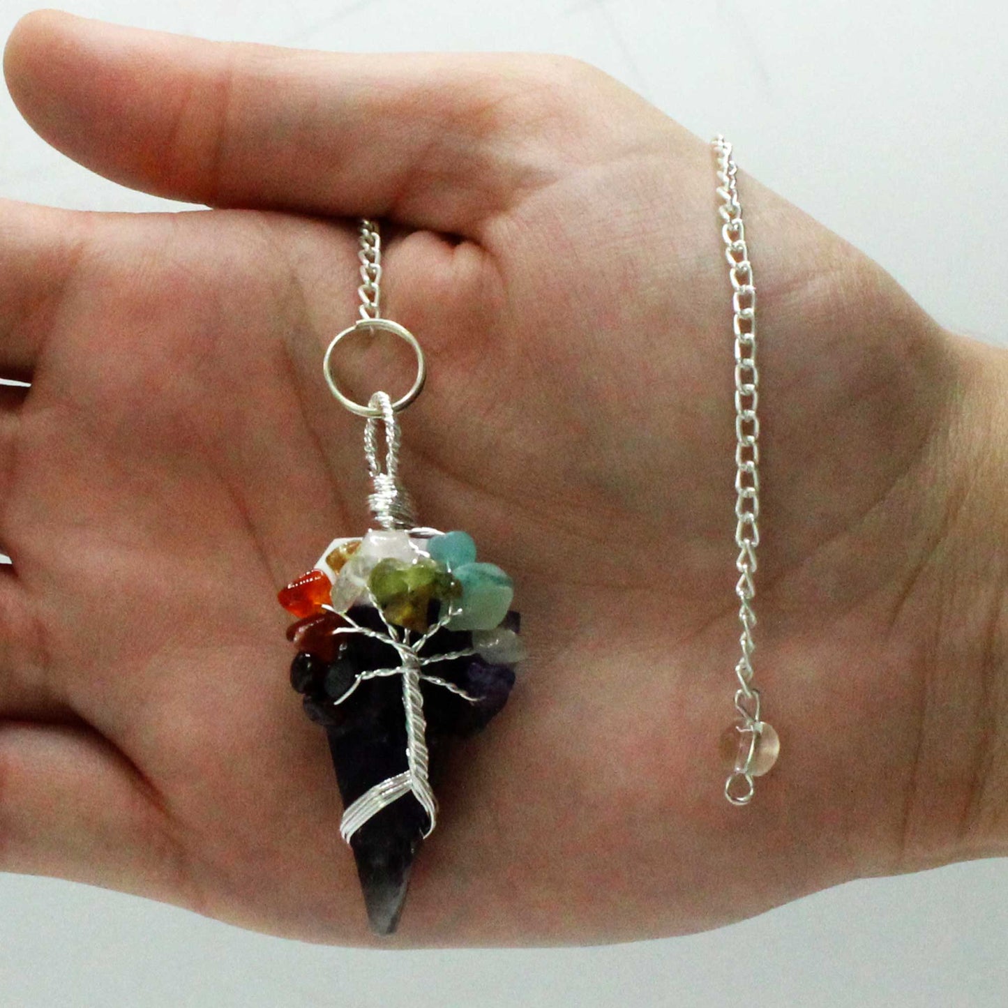 Pendule Magique - Sept Chakras - Améthyste