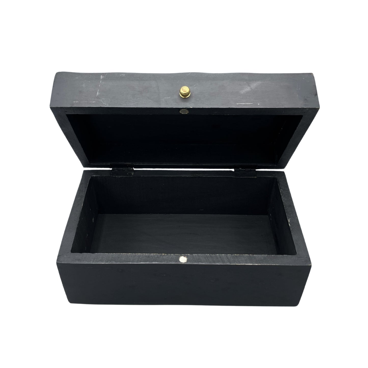 Boîte multi-usages Vintage Deco - 22 x 12 x 10 cm - Tourbillons noirs