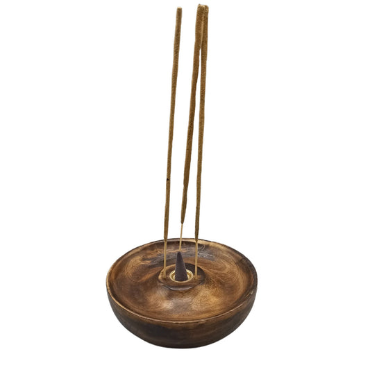 Disque porte-encens pour cônes et bâtonnets - Lisse