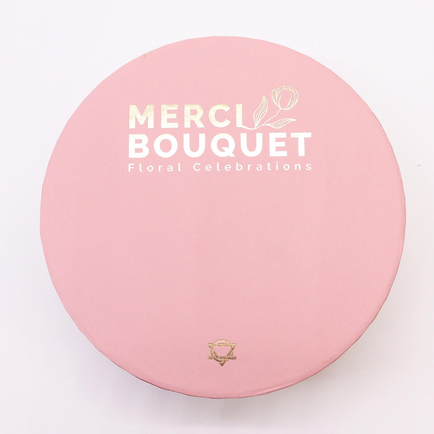 Boîte ronde - Bénédictions pour bébé - Roses