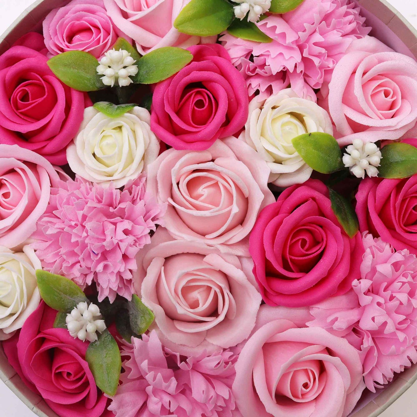 Boîte ronde - Bénédictions pour bébé - Roses