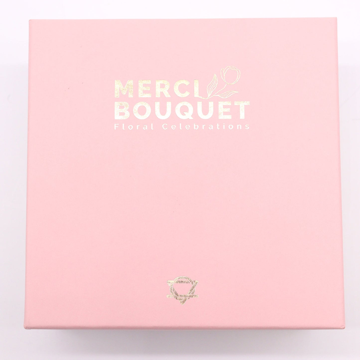 Boîte carrée - Bénédictions pour bébé - Roses