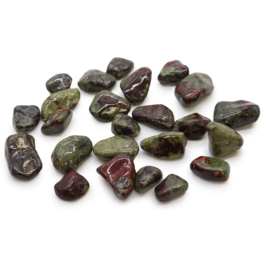 24 x Pequeñas piedras africanas - Piedras de Dragon