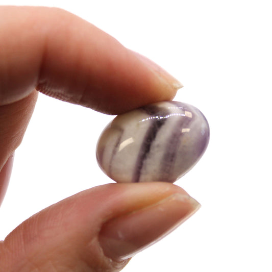 24 x Petites pierres africaines - Améthyste - Chevron