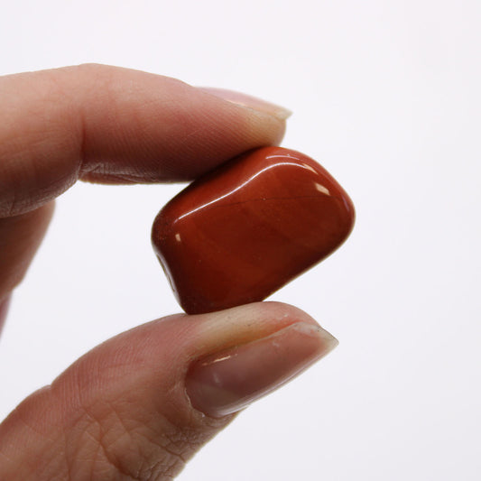 24 x Petites pierres africaines - Jaspe - Rouge