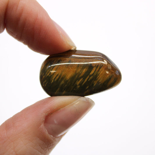 24 x Petites pierres africaines - Œil de tigre - Varigué