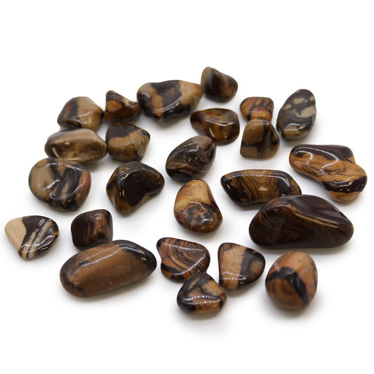 24 x Pequeñas piedras africanas - Imagen Nguni
