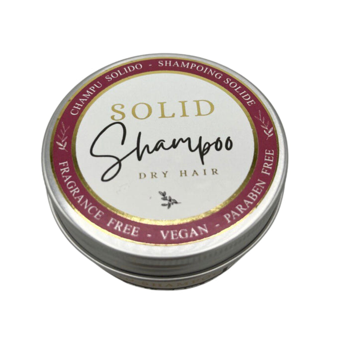 Shampoing solide artisanal en bidon de 70 g - Cheveux secs