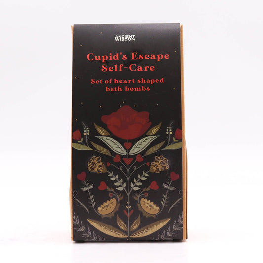 Coffret de bombes de bain en forme de cœur - Cupid's Getaway Self-Care