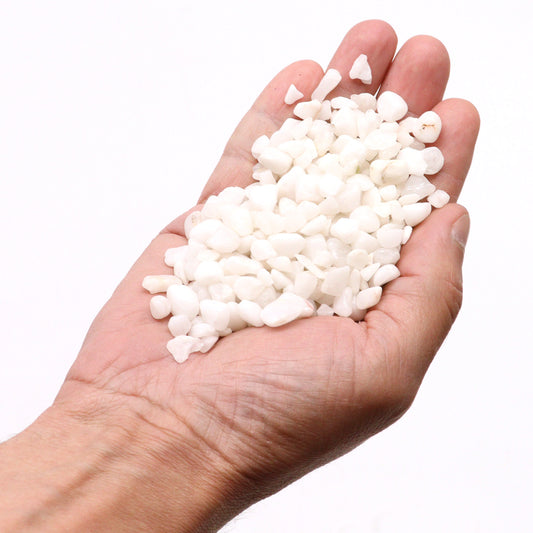 Éclats de quartz blanc en vrac - 1 kg