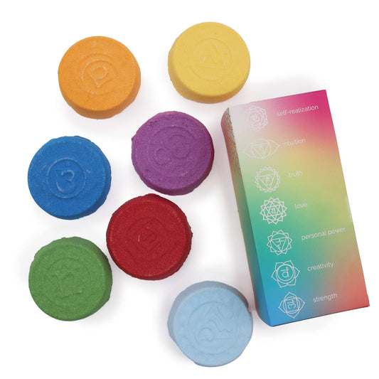 Bombes de bain Chakra - Grande boîte - Harmonie des chakras et rayonnement intérieur