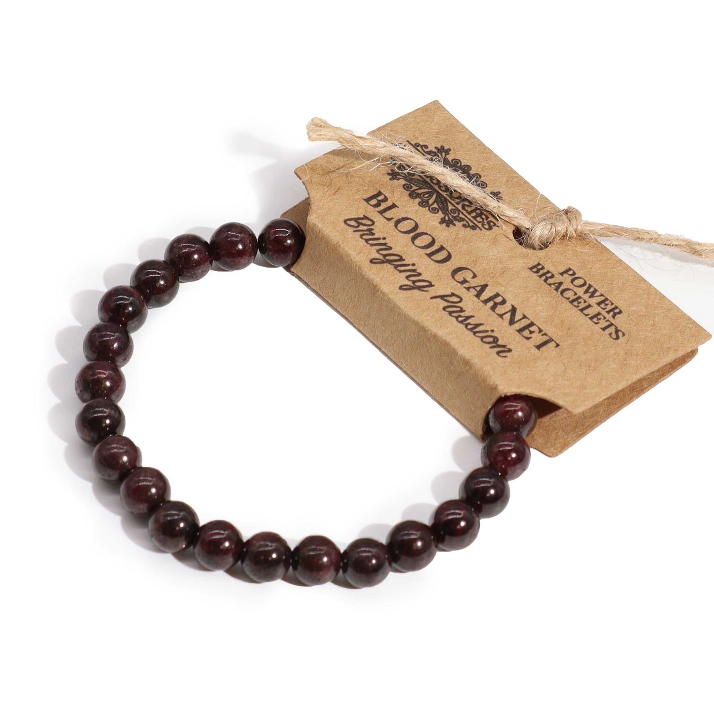 Bracelet énergétique - Grenat sanguin