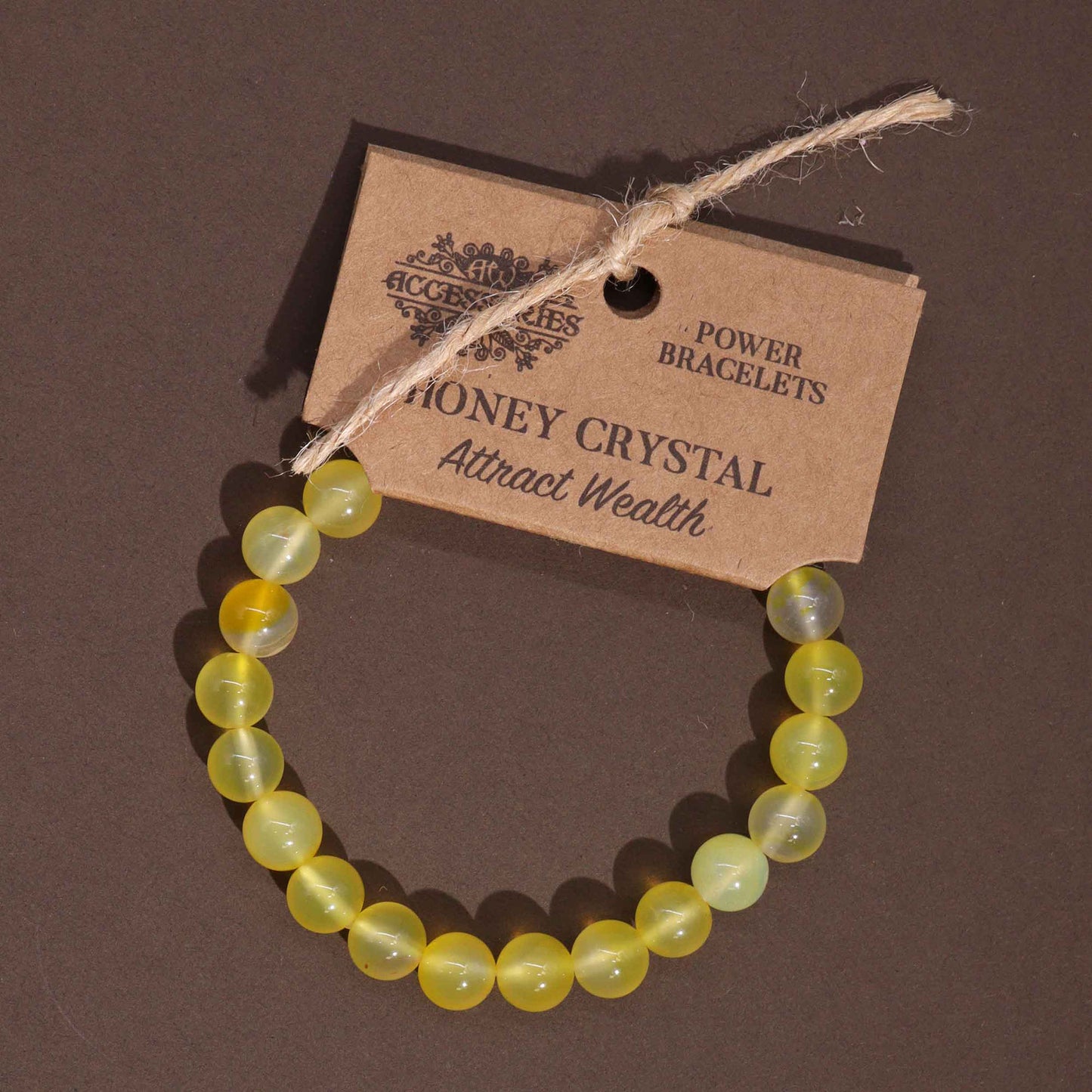 Bracelet énergétique - Cristal de miel