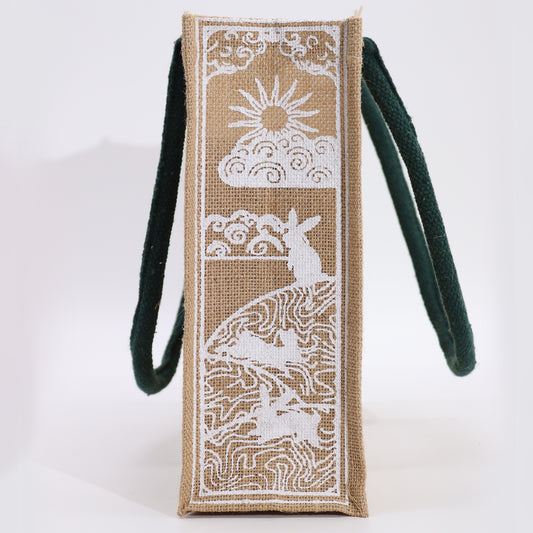 Grand sac en jute Hop Hare - Je suis magique