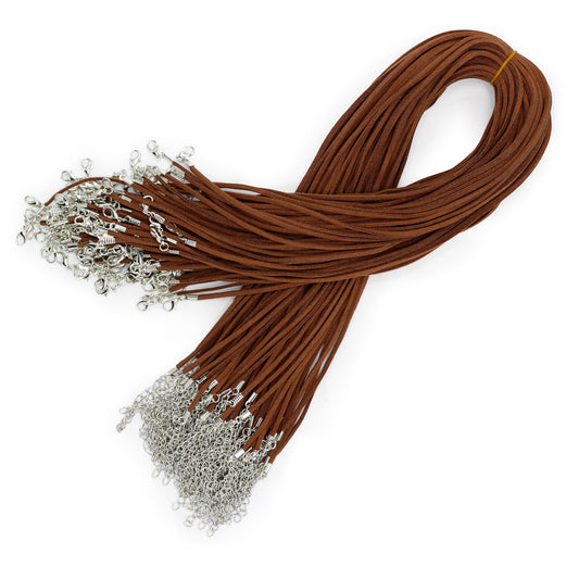 Cordons accessoires - 2,5 mm x 55 cm - Marron foncé A010