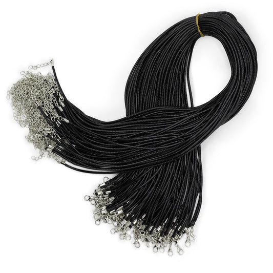 Cordons accessoires - 2 mm x 55 cm - Noir 101