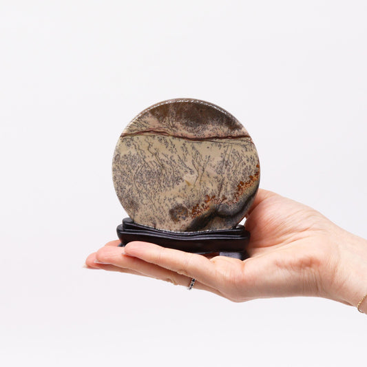 Guohua Bildsteine ​​- Scheibe - 100 mm (ca. 140 g)