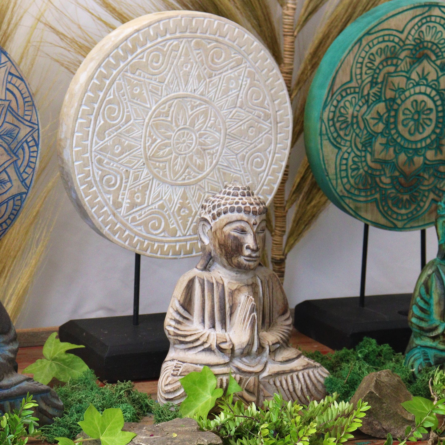 Bouddha Feng Shui - Mandala Classique - Naturel