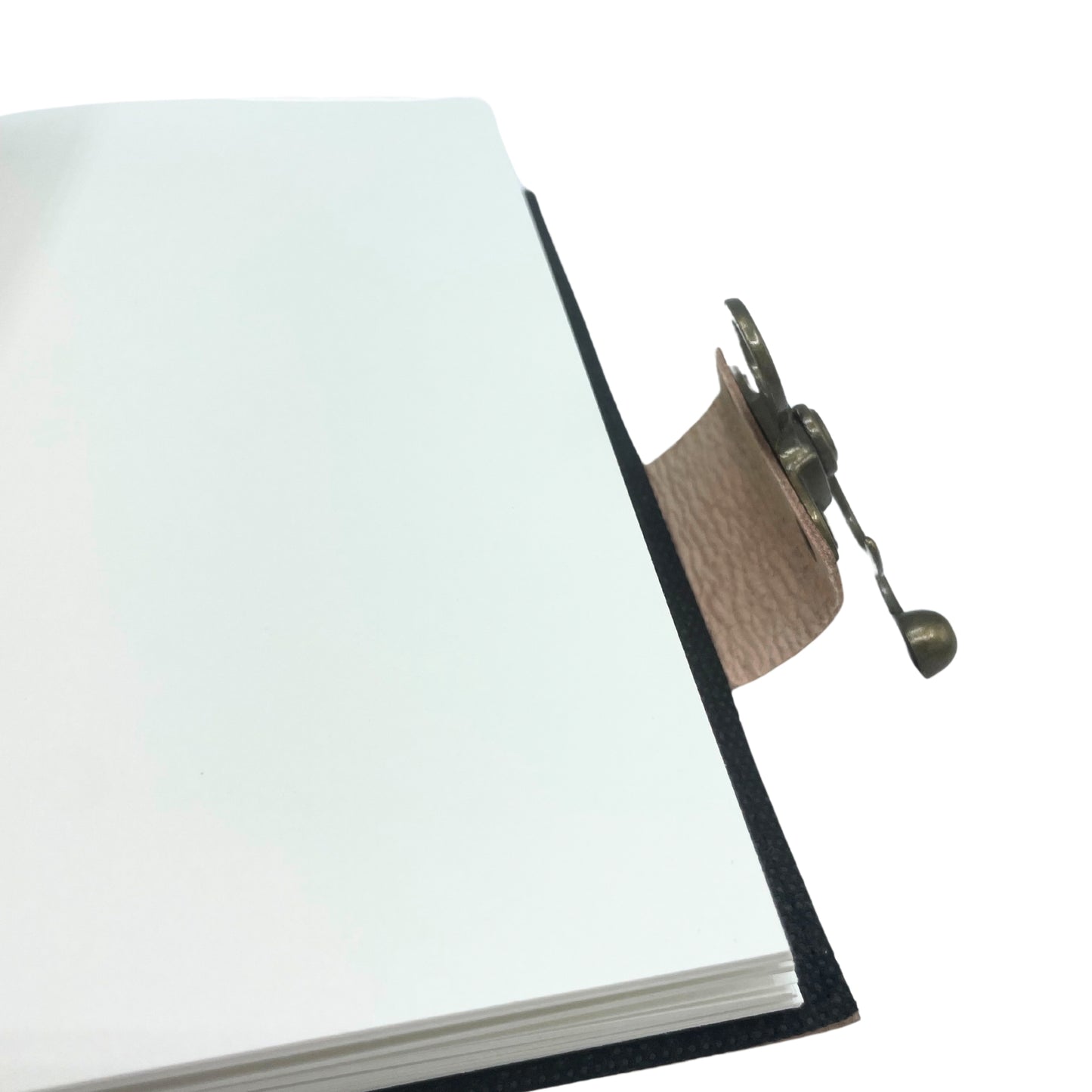 Journal en cuir - Travaillez et rêvez grand - 12,5 x 17,5 cm