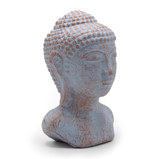 Tranquility Buddhakopf - Blaues Kupfer