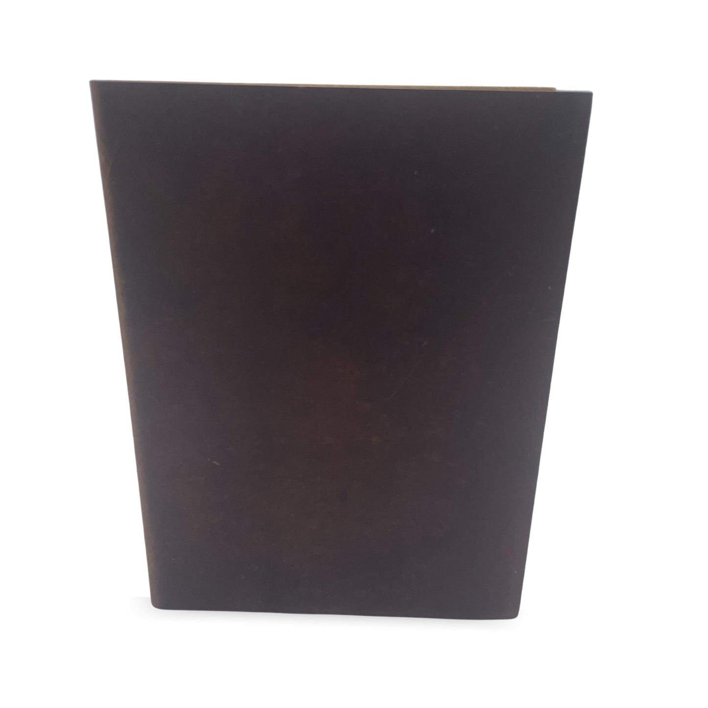 Grand carnet marron foncé - Pages lignées