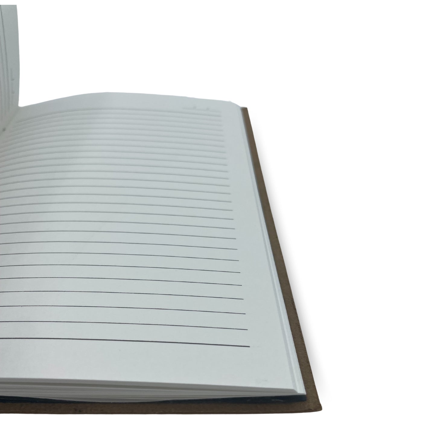 Grand carnet marron foncé - Pages lignées