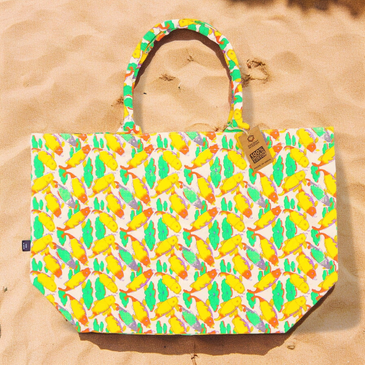 Grand sac brillant - Carpe koï
