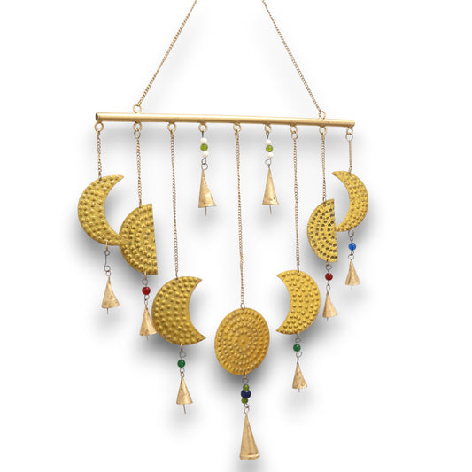 Indische Glocken - Mondphasen - 43x40cm