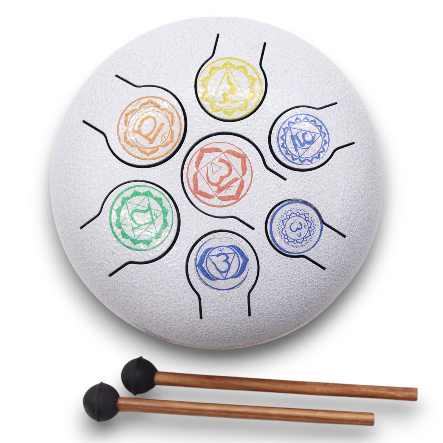 Mittlere Hapi 7 Chakra-Trommel – 17 x 13 cm