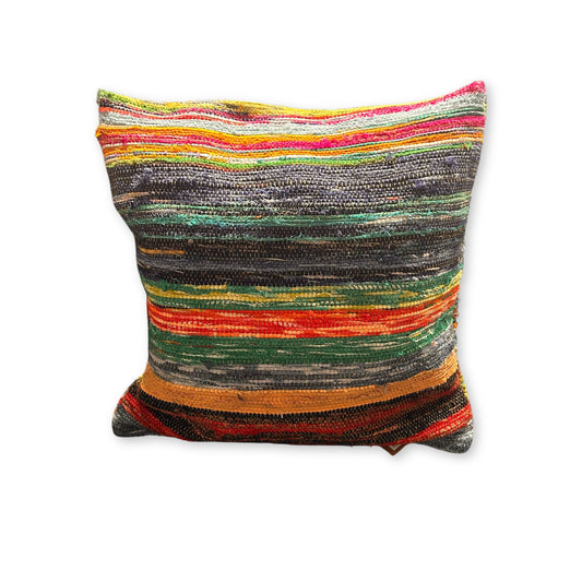 Kissenbezug aus recyceltem Teppich – 40 x 40 cm – Grün