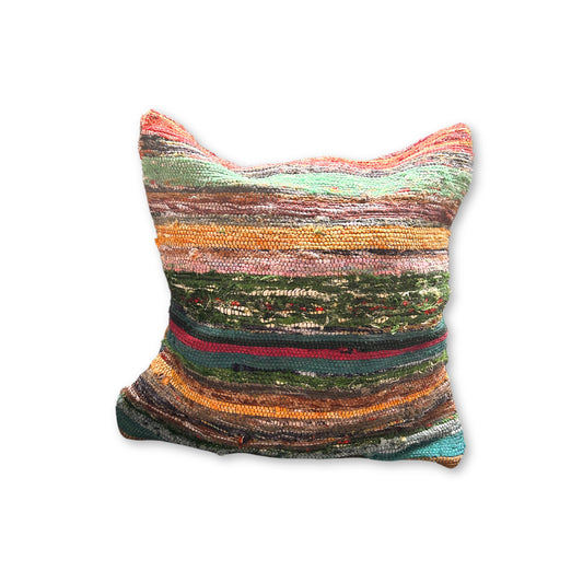 Kissenbezug aus recyceltem Teppich – 40 x 40 cm – Anthrazit