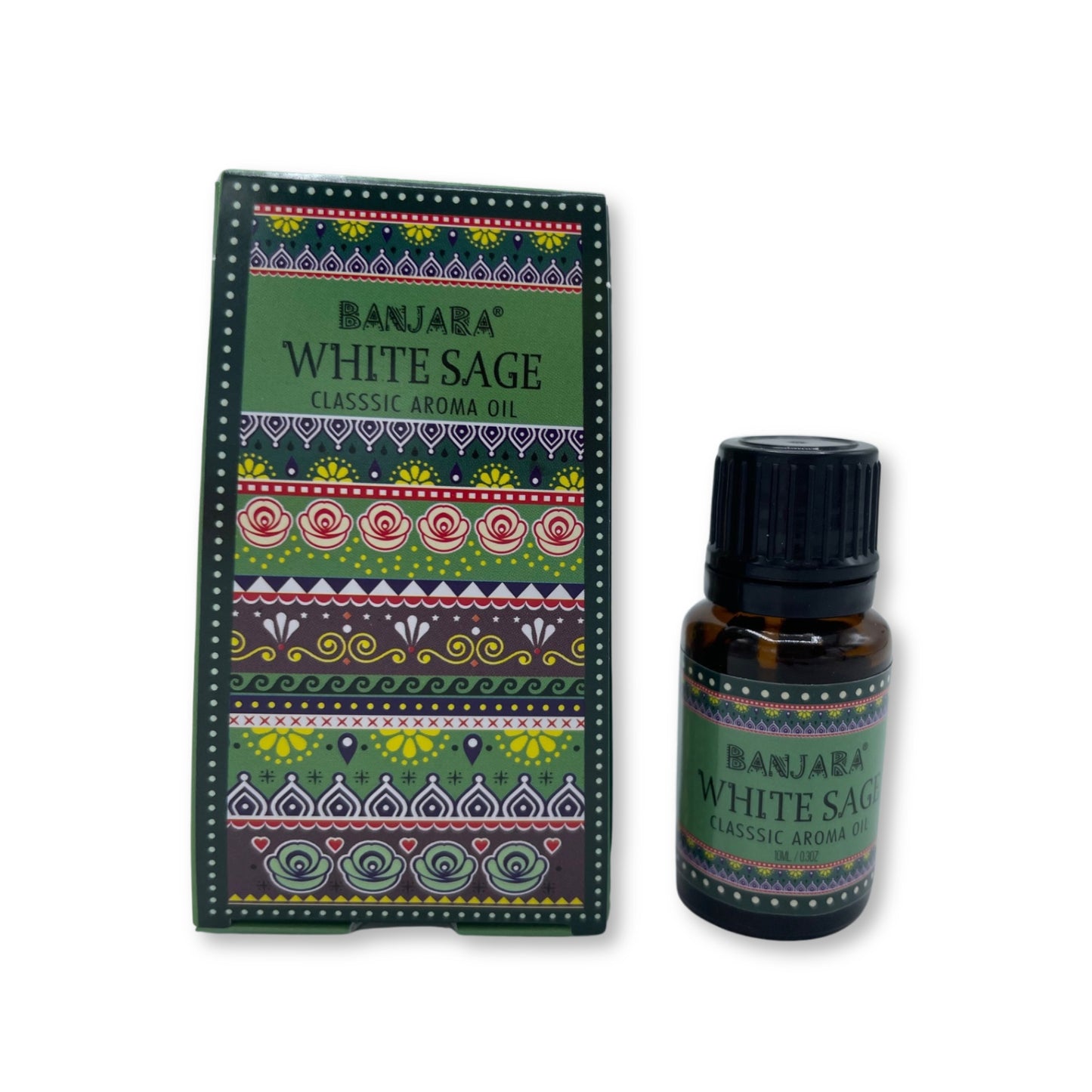Banjara Indisches Duftöl 10 ml – Weißer Salbei