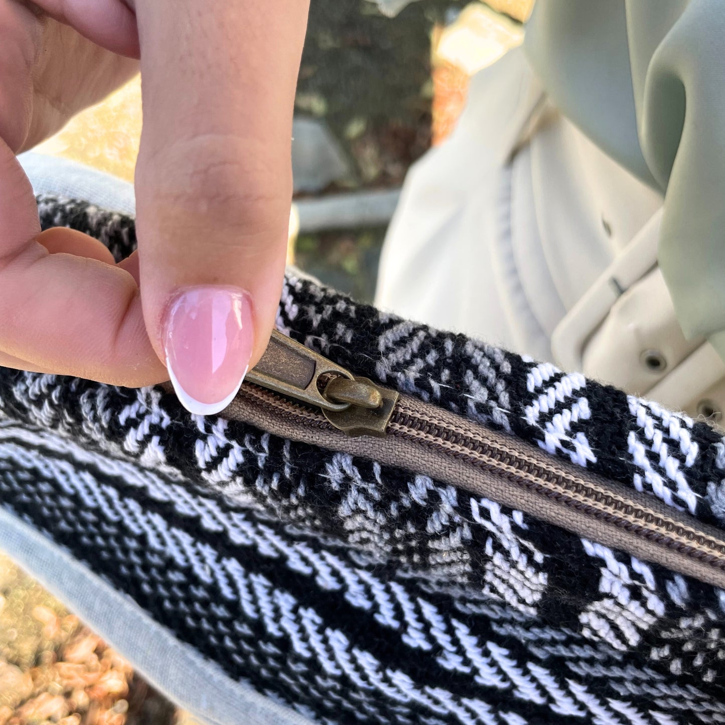 Banjar Weiche Laptoptasche - Graue Streifen