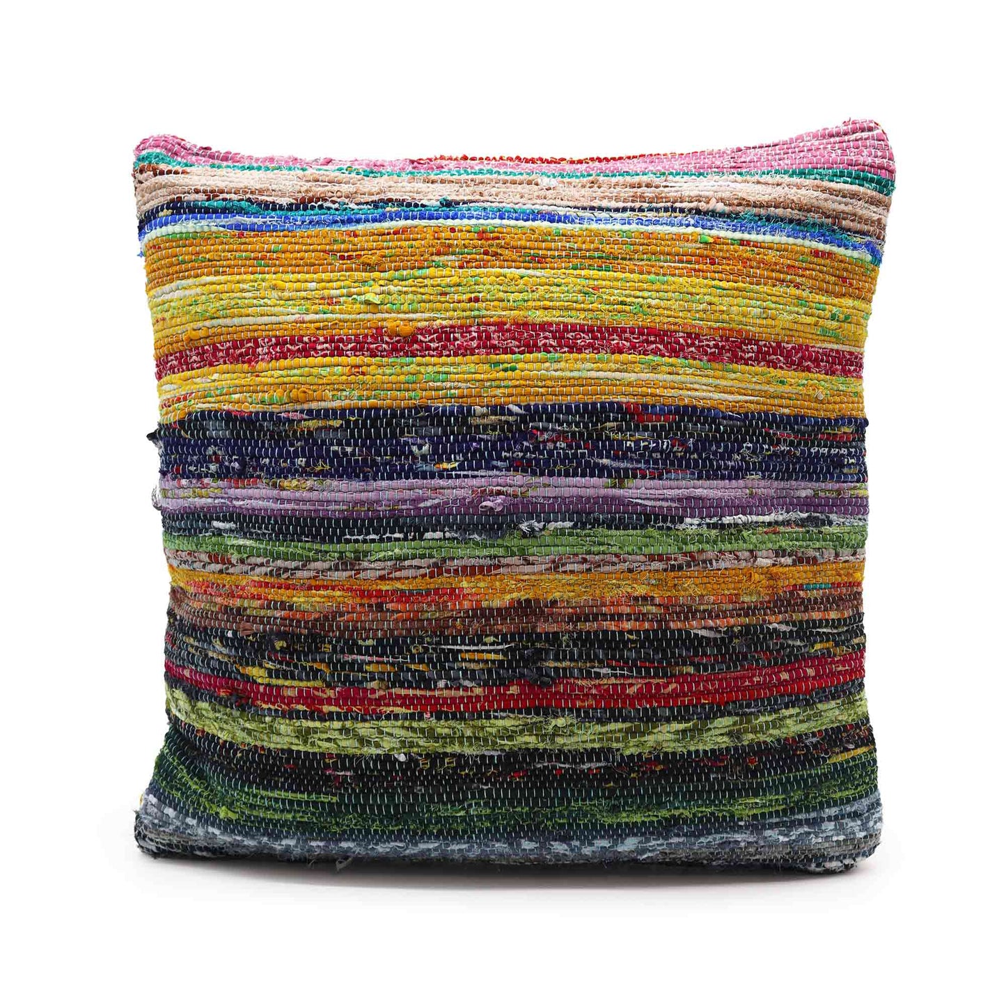 Kissenbezug aus recyceltem Teppich – 40 x 40 cm – Mehrfarbig