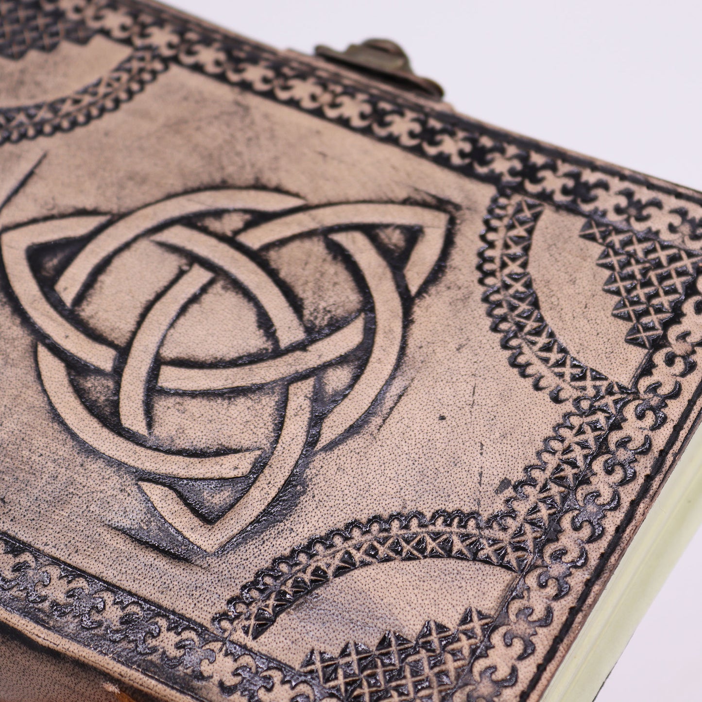 Truetra Esoteric Circle Notizbuch – Vintage mit genähtem Rand