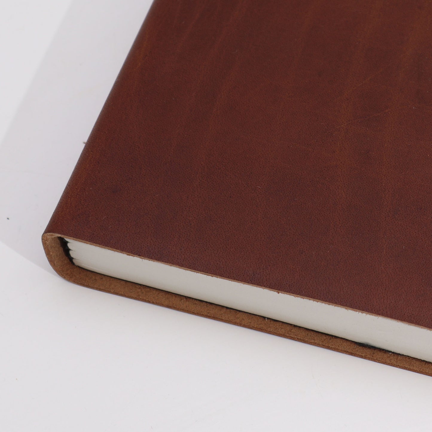 Grand carnet marron foncé - Pages lignées