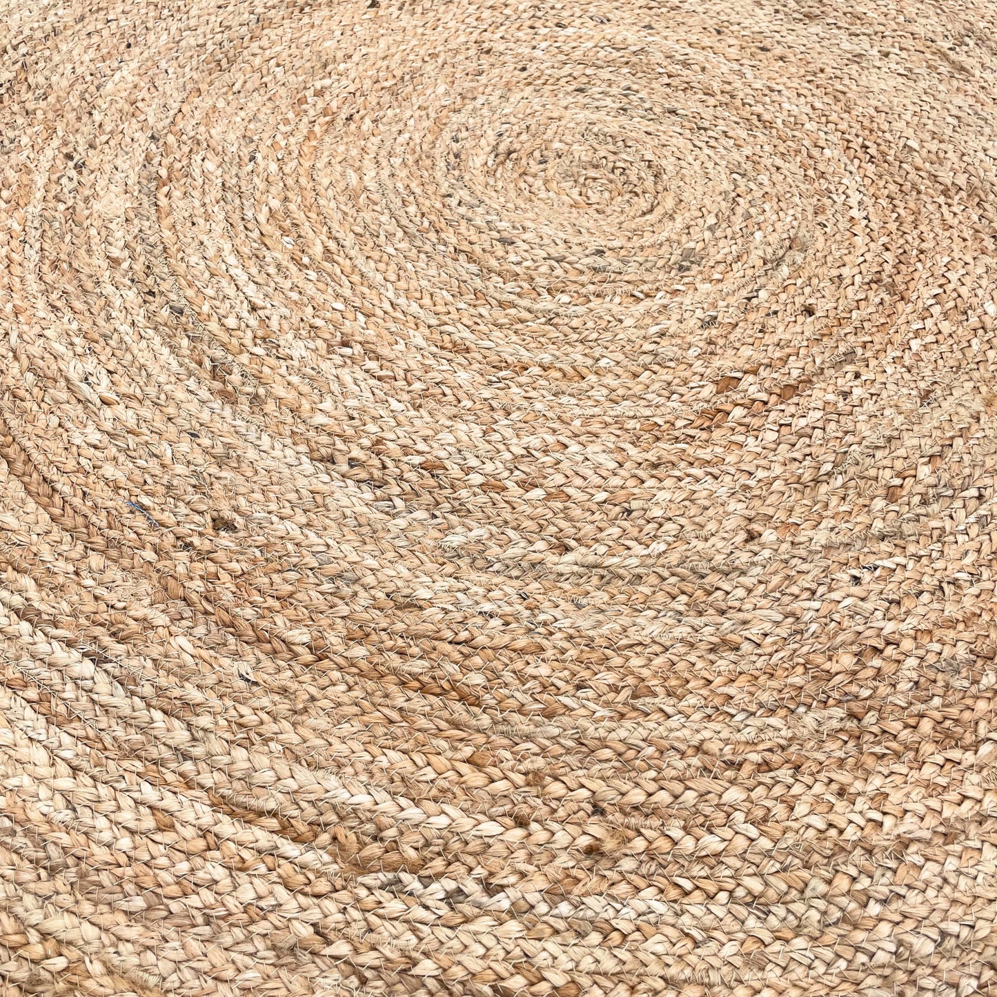 Großer runder Juteteppich 150 cm